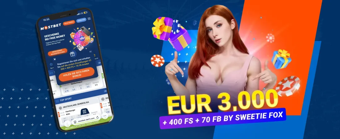 Erhalt des Willkommensbonus im Mostbet Casino